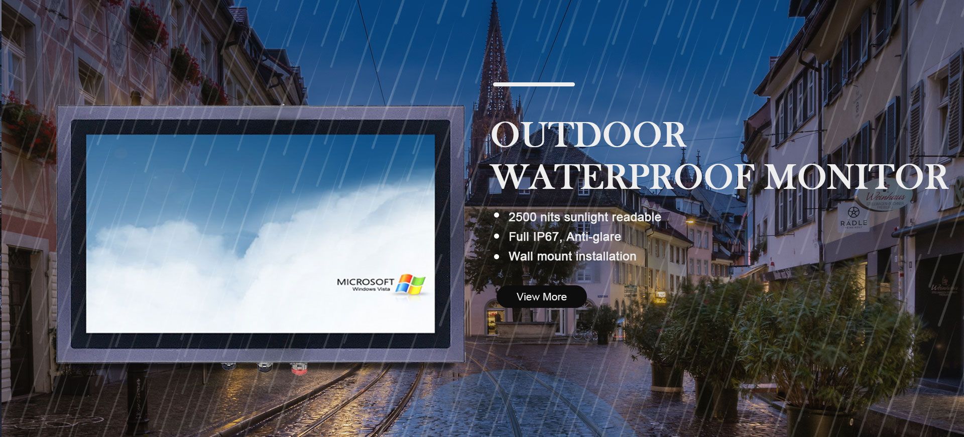 Outdoor Waterproof Monitor
