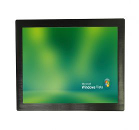 17 Inch Wide Temperature Embedded Wall-mounted Industrial Touch Monitor